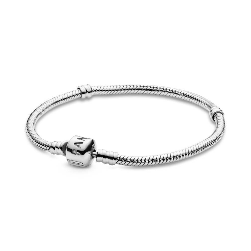 Brazalete Cadena de Serpiente con broche Momentos