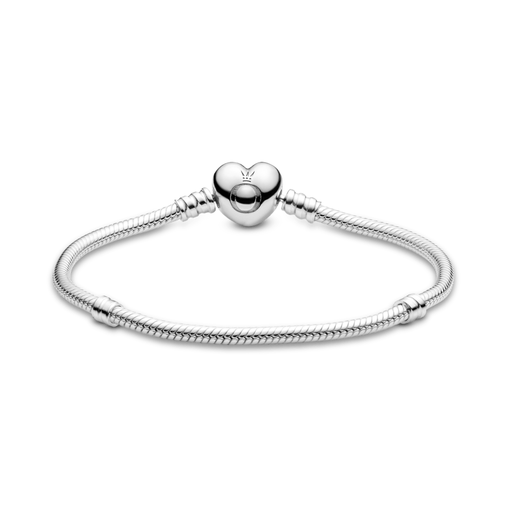 Brazalete Momentos de serpiente con broche de corazón