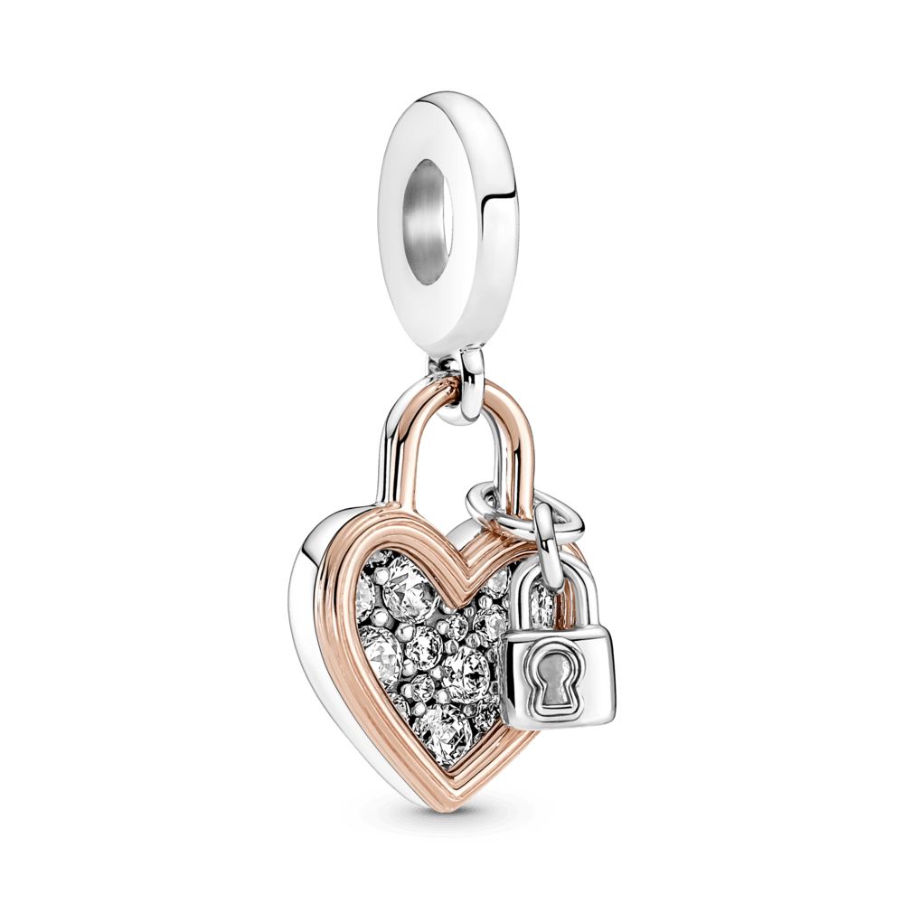 Charm Colgante Doble Candado