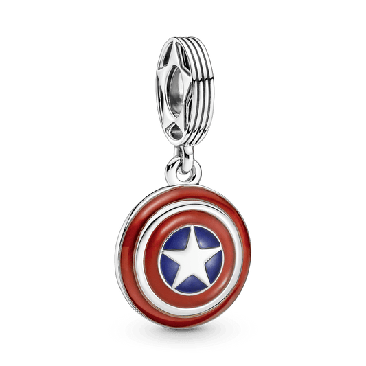 Charm Colgante Escudo Del Capitán América De The Avengers Marvel