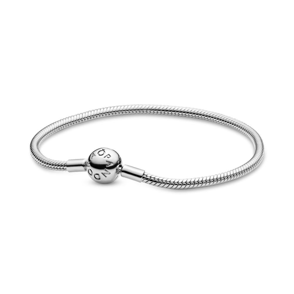 Brazalete Momentos Cadena de Serpiente con broche redondo